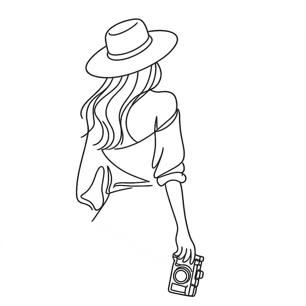 Fotografin Silhouette